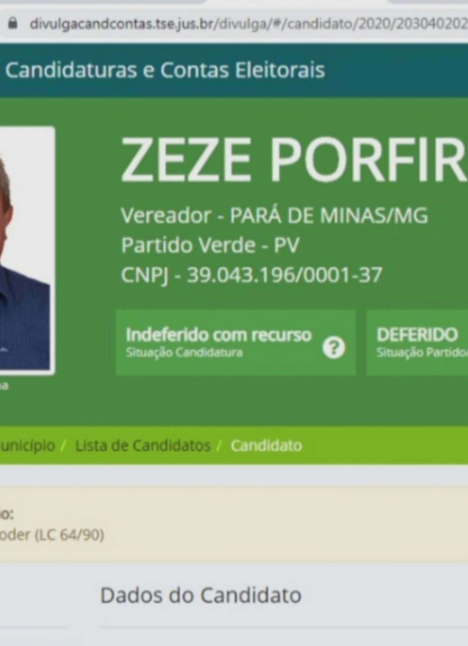 TRE-MG nega pedido e Zezé Porfírio continua inelegível