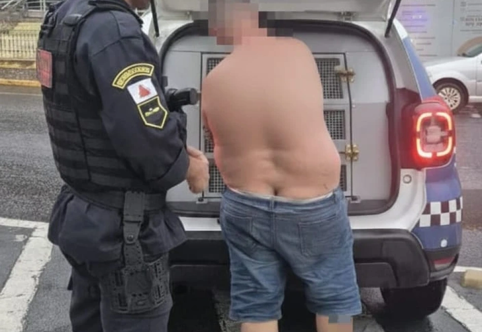 Homem é esfaqueado ao tentar intervir em briga de casal no bairro Industrial II; GCM localiza e prende suspeito