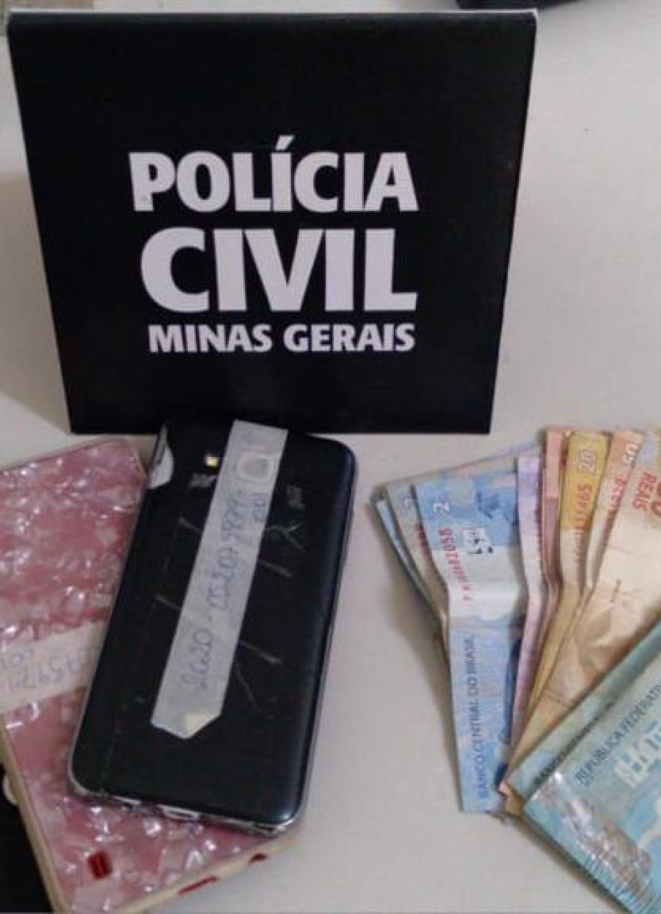 Polícia Civil prende um homem e uma mulher em Nova Serrana acusados de homicídio e tráfico de drogas