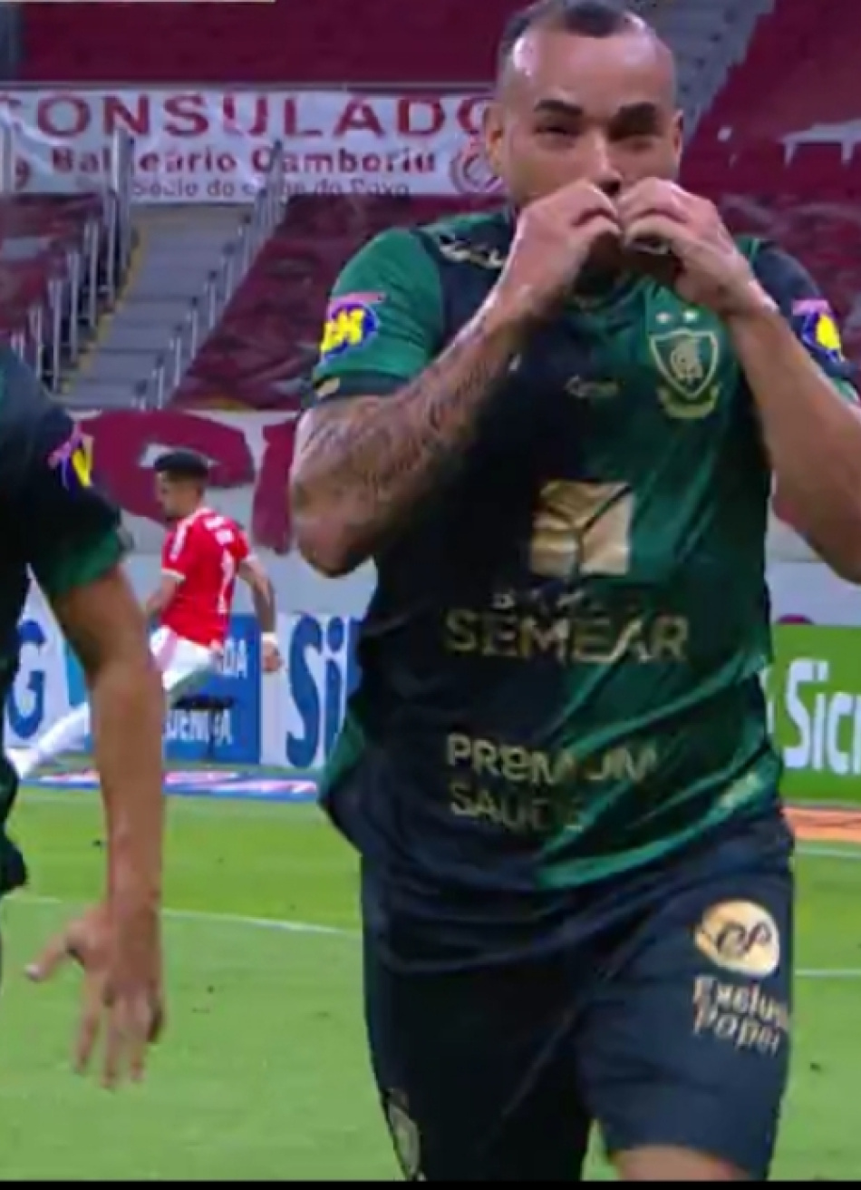 América confirma boa fase e vence o Internacional no jogo de ida das quartas de final da Copa do Brasil