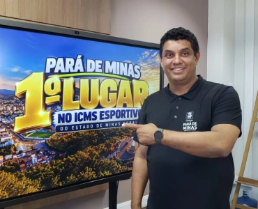 Pará de Minas conquista 1º lugar no ICMS Esportivo e receberá R$ 1 milhão em 2027
