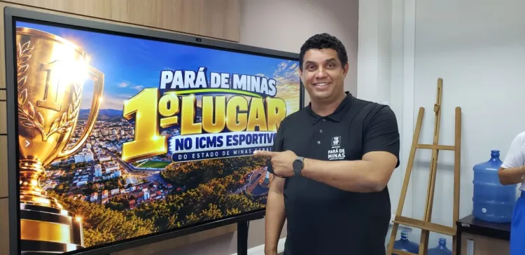 Pará de Minas conquista 1º lugar no ICMS Esportivo e receberá R$ 1 milhão em 2027