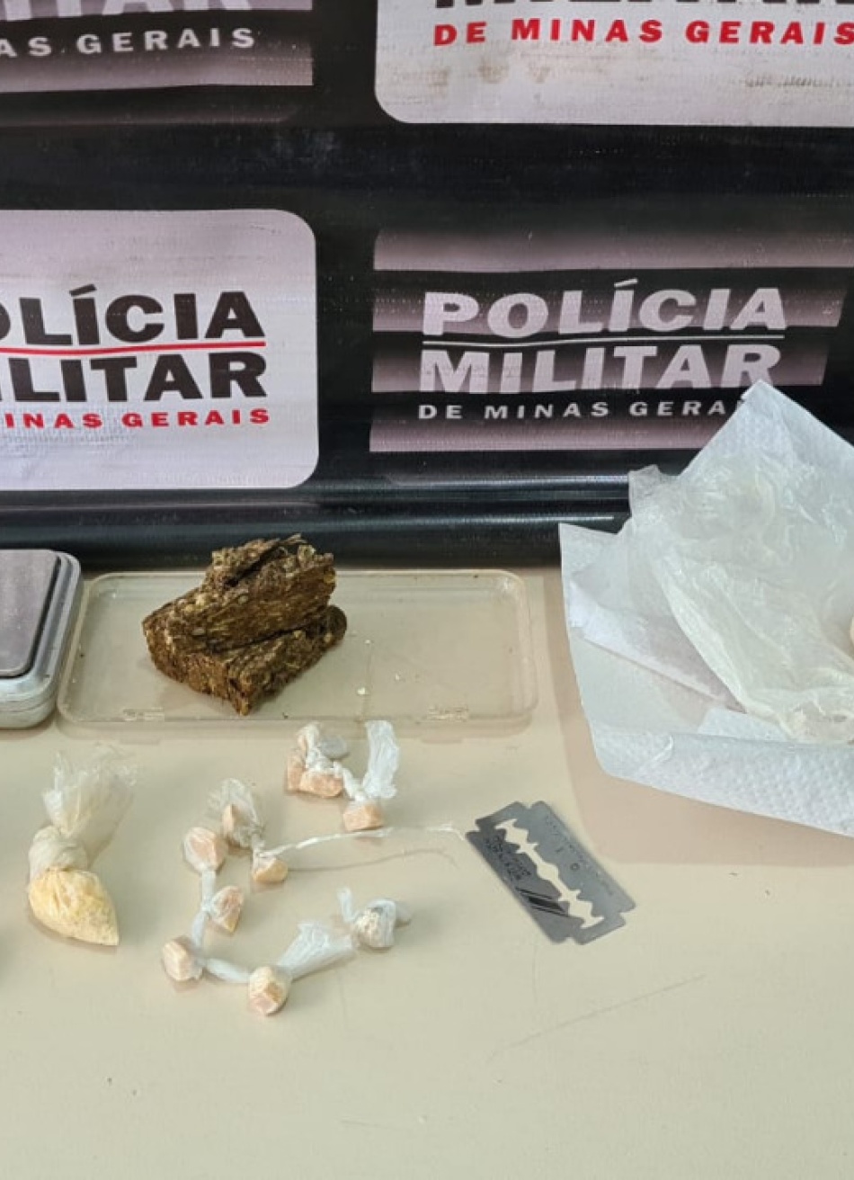 Polícia Militar apreende grande quantidade de drogas em Bom Despacho