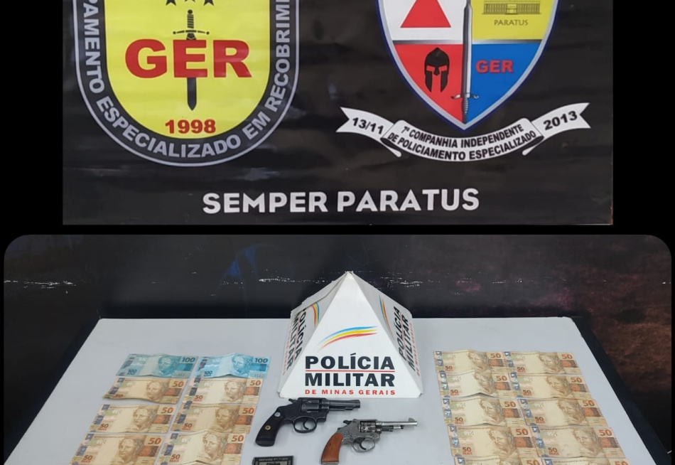 Rapaz é preso no Mirante do Cristo suspeito de porte ilegal de armas de fogo