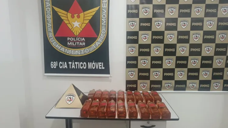 Polícia Militar encontra indícios de bebidas falsificadas em comércio de Nova Serrana