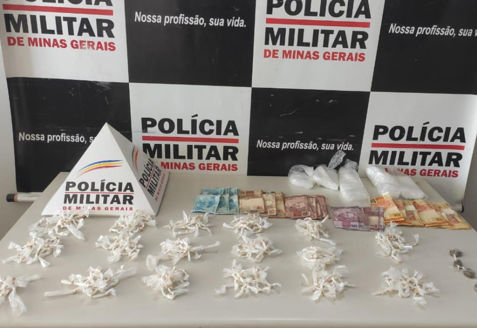Polícia Militar apreende mais de 500 pedras de crack em Nova Serrana