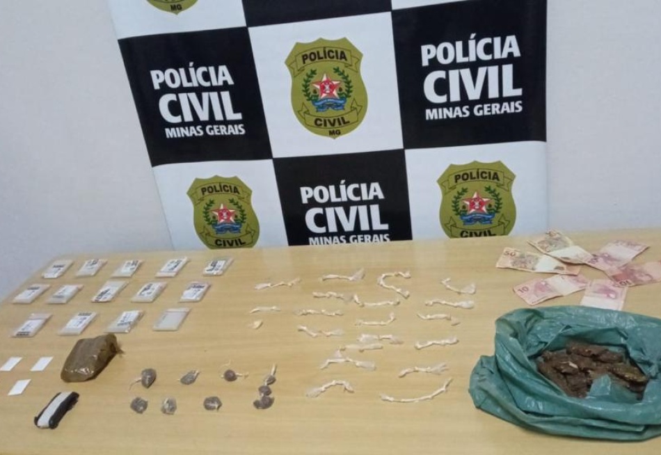 Operação da Polícia Civil detém seis pessoas em Nova Serrana por causa do tráfico de drogas