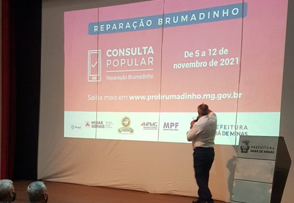 Consulta Popular sobre Brumadinho tem mais de 10 mil participantes