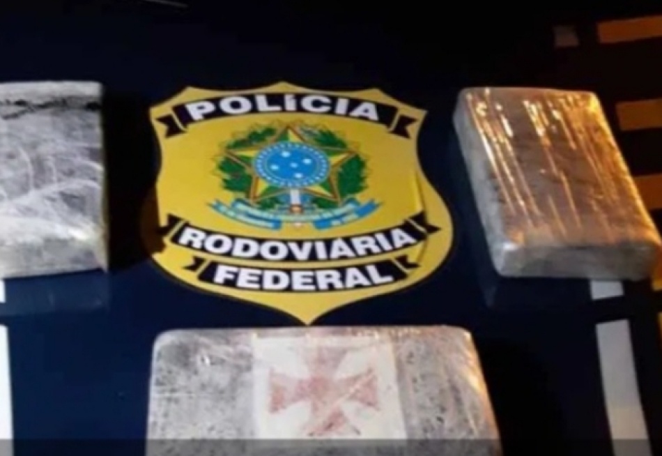 PRF apreende mais de 3 quilos de cloridrato de cocaína em João Monlevade