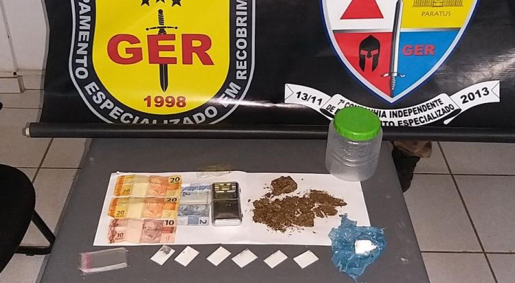 Durante operação em Nova Serrana, Polícia Militar prende suspeitos de tráfico de drogas