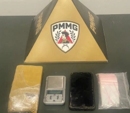 Papagaios: Jovem é preso por suspeita de tráfico de drogas no Bairro Bela Vista