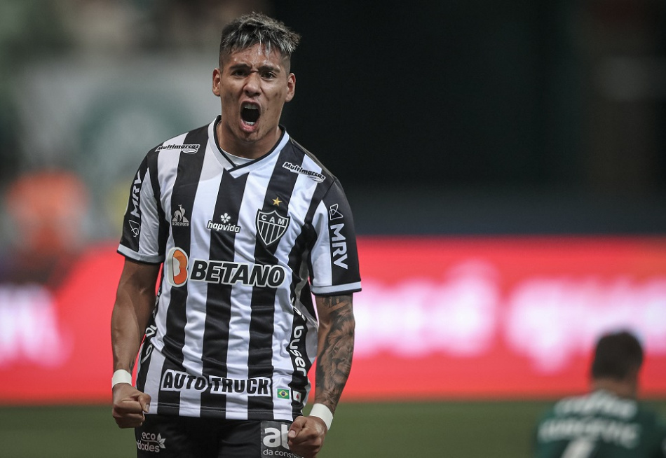 Atlético ficou atrás no marcador por duas vezes, mas buscou o empate com o Palmeiras