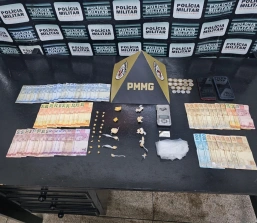 PM prende suspeitos por tráfico ilícito de drogas no bairro Vila Nossa Senhora Aparecida