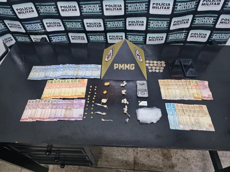 PM prende suspeitos por tráfico ilícito de drogas no bairro Vila Nossa Senhora Aparecida