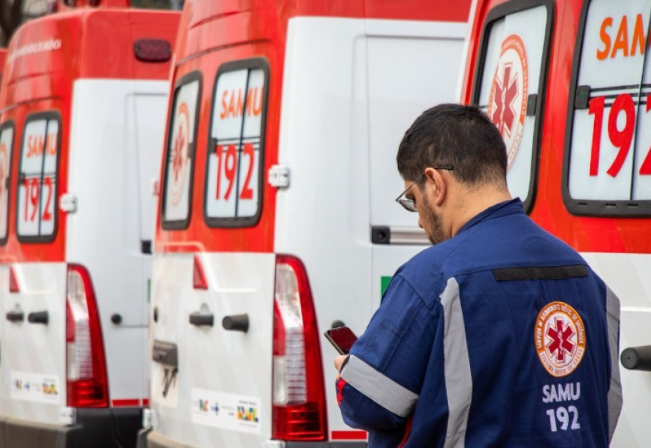 NOVA SERRANA: Mulher é socorrida com lesões provenientes de arma branca.
