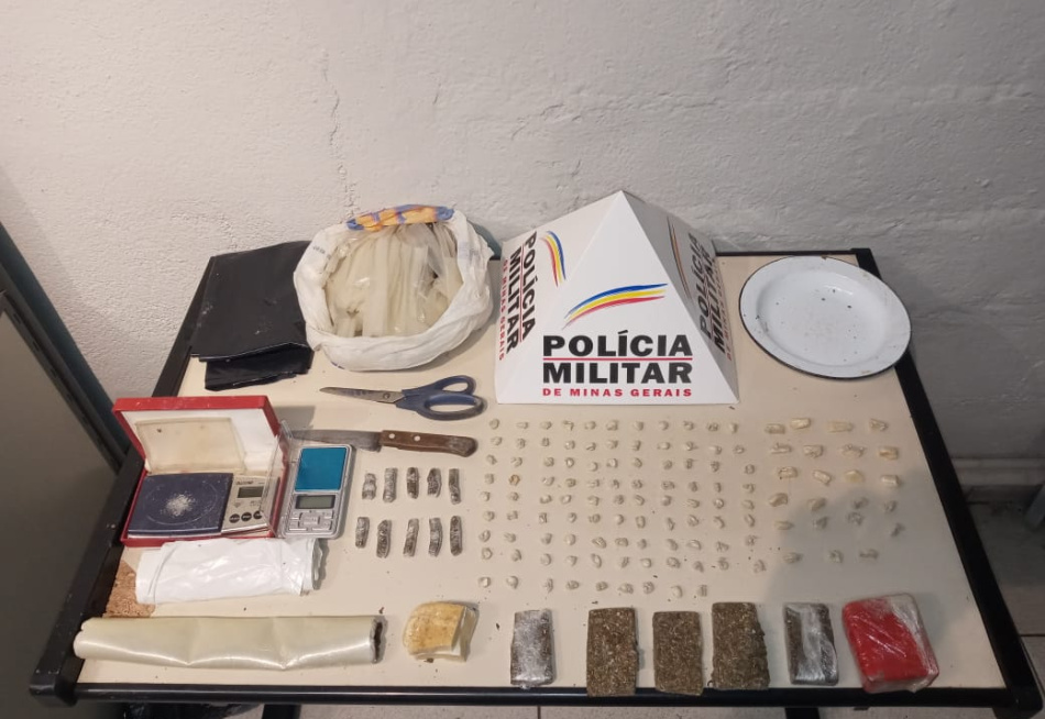 Homem é preso em Divinópolis por tráfico de drogas