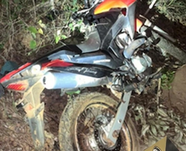 Motocicleta furtada é recuperada pela Polícia Militar em Pitangui
