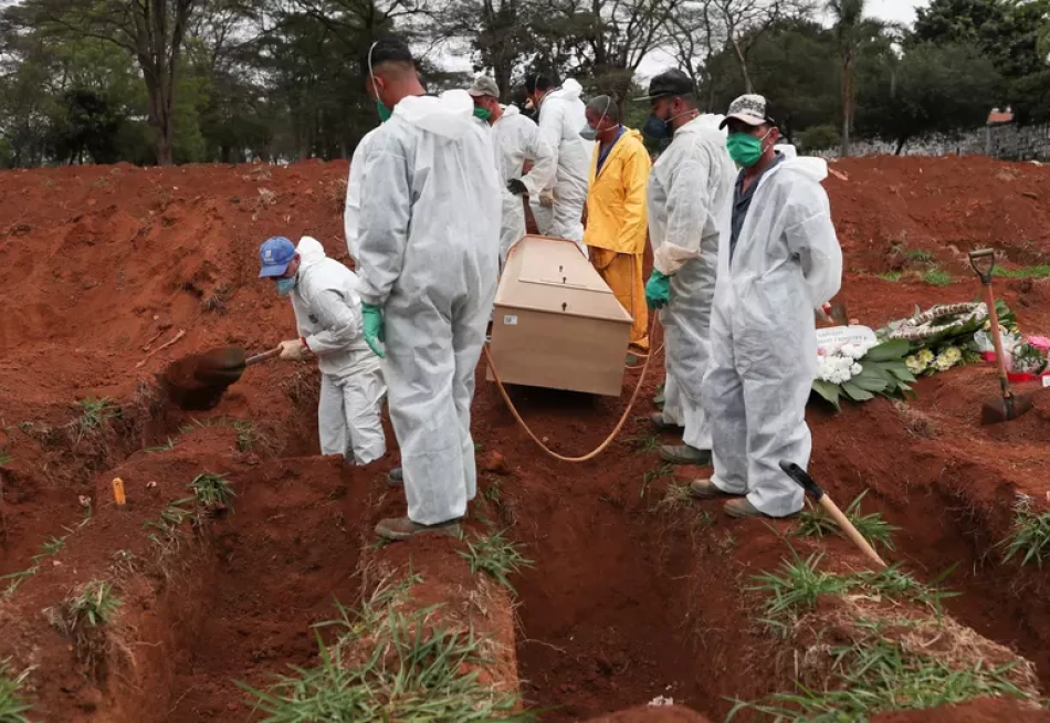Brasil registrou 1.910 novas mortes pela Covid-19 em apenas 24 horas