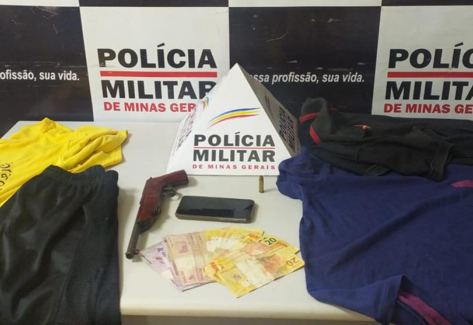 Acusados de roubo a um posto de gasolina são presos em Nova Serrana