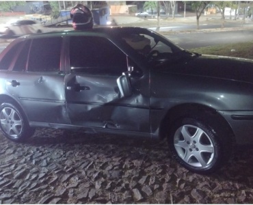 PM registra acidente de trânsito com vitima no bairro da Providência.