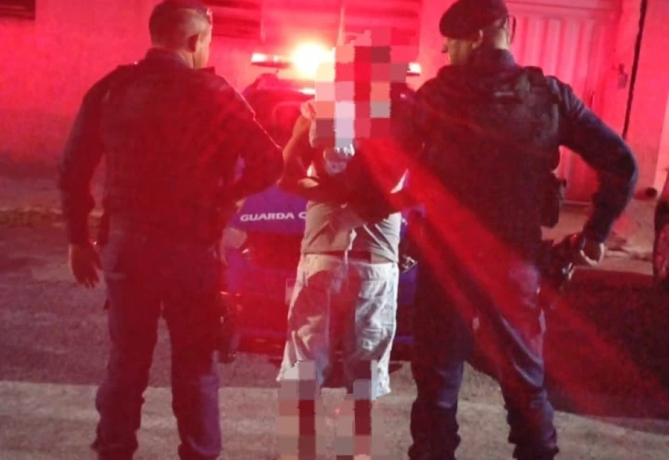 Guarda Civil Municipal prende homem por violência doméstica