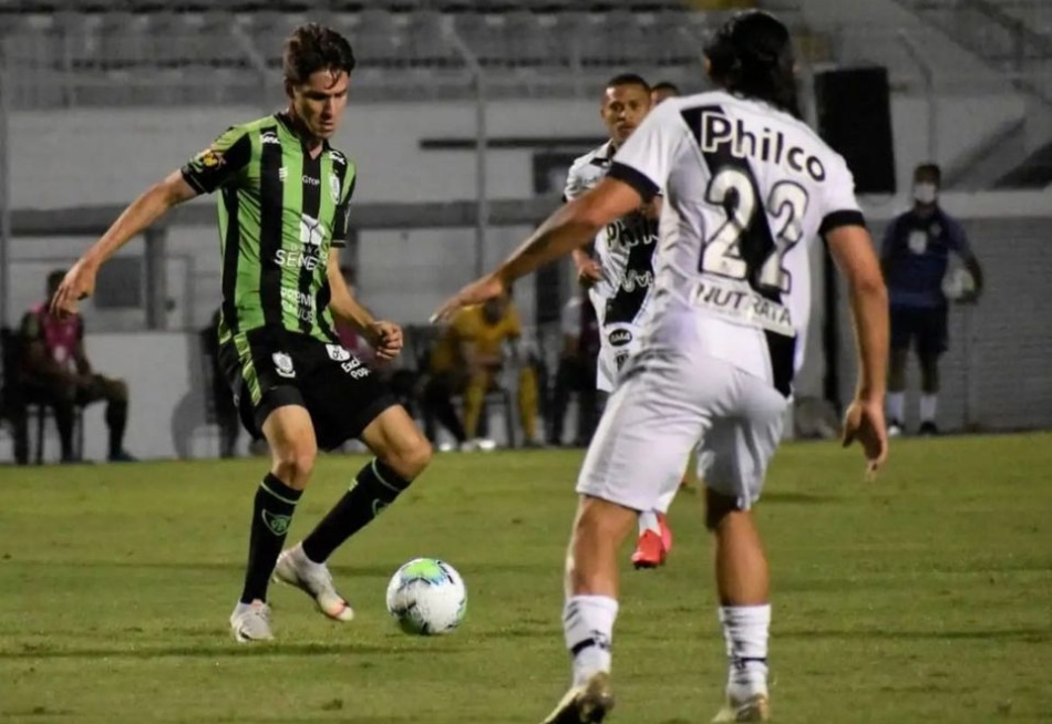 América fica atrás no placar por duas vezes, mas consegue empate com a Ponte Preta pela Copa do Brasil