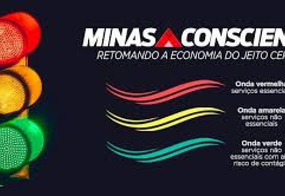 Governo do estado atualizou as classificações das microrregiões do Centro-Oeste no programa "Minas Consciente"