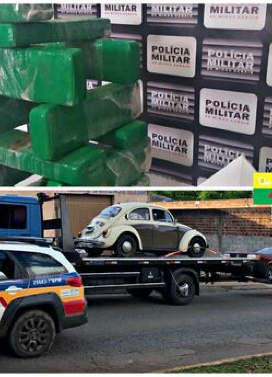 Polícia Militar apreende 13,5 tabletes de maconha em Dores do Indaiá